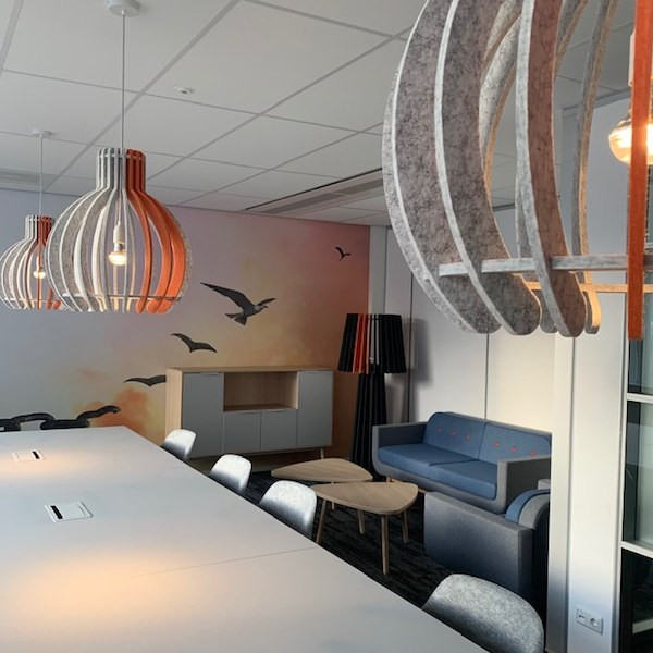Vergaderzaal, Kantoorinrichting, Akoestiek lampen